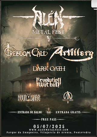 Fechas, información, programa, cartel, imágenes, mapa y ubicación de Alén Metal Fest  en  Vilagarcía de Arousa
