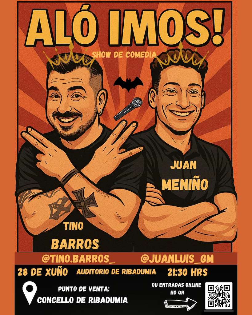 Aló Imos - Tino Barros y Juan Meniño (2025) en Ribadumia