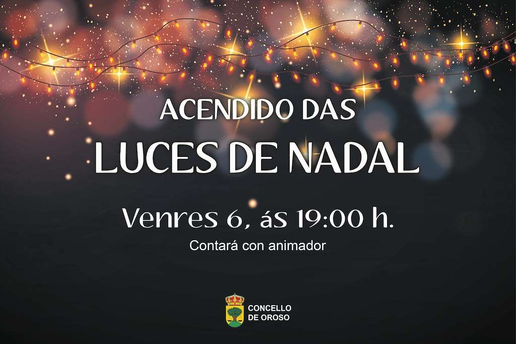 Alumeado de Nadal en Oroso