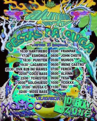 Fechas, información, programa, cartel, imágenes, mapa y ubicación de Aluminio Party  en  Vilagarcía de Arousa