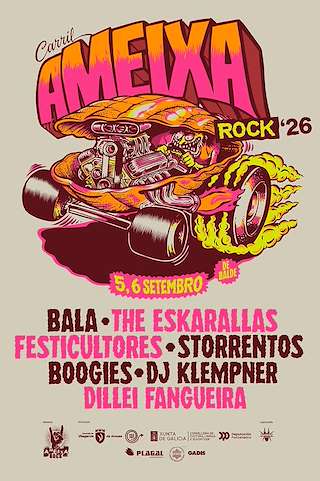 Fechas, información, programa, cartel, imágenes, mapa y ubicación de XIII Ameixa Rock de Carril (2026) en Vilagarcía de Arousa