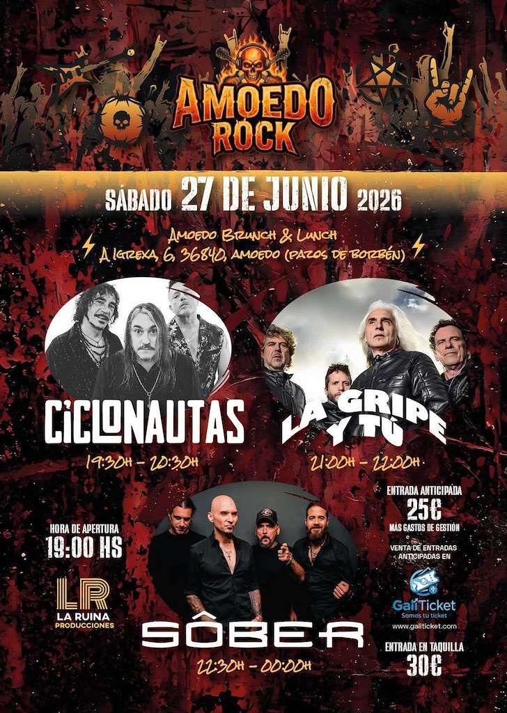 Amoedo Rock en Pazos de Borbén