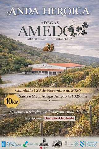 Fechas, información, programa, cartel, imágenes, mapa y ubicación de Anda Heroica Amoedo (2026)  en  Chantada