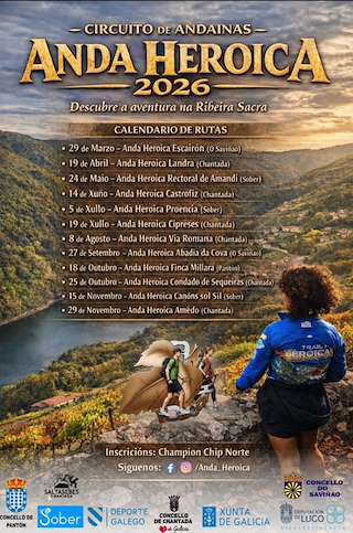 Fechas, información, programa, cartel, imágenes, mapa y ubicación de Anda Heroica Castrofiz (2026)  en  Chantada