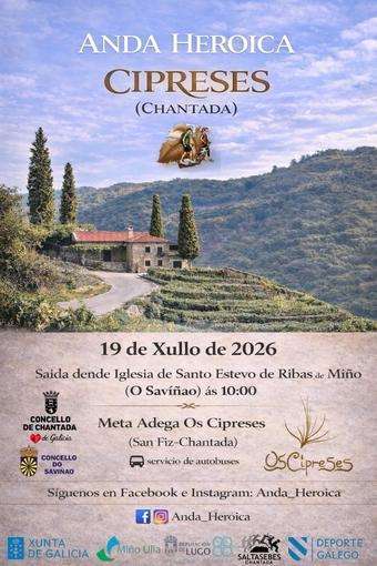 Anda Heroica Cipreses (2026) en O Saviñao
