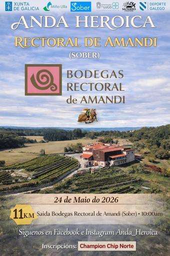 Anda Heroica Rectoral de Amandi (2026) en Sober