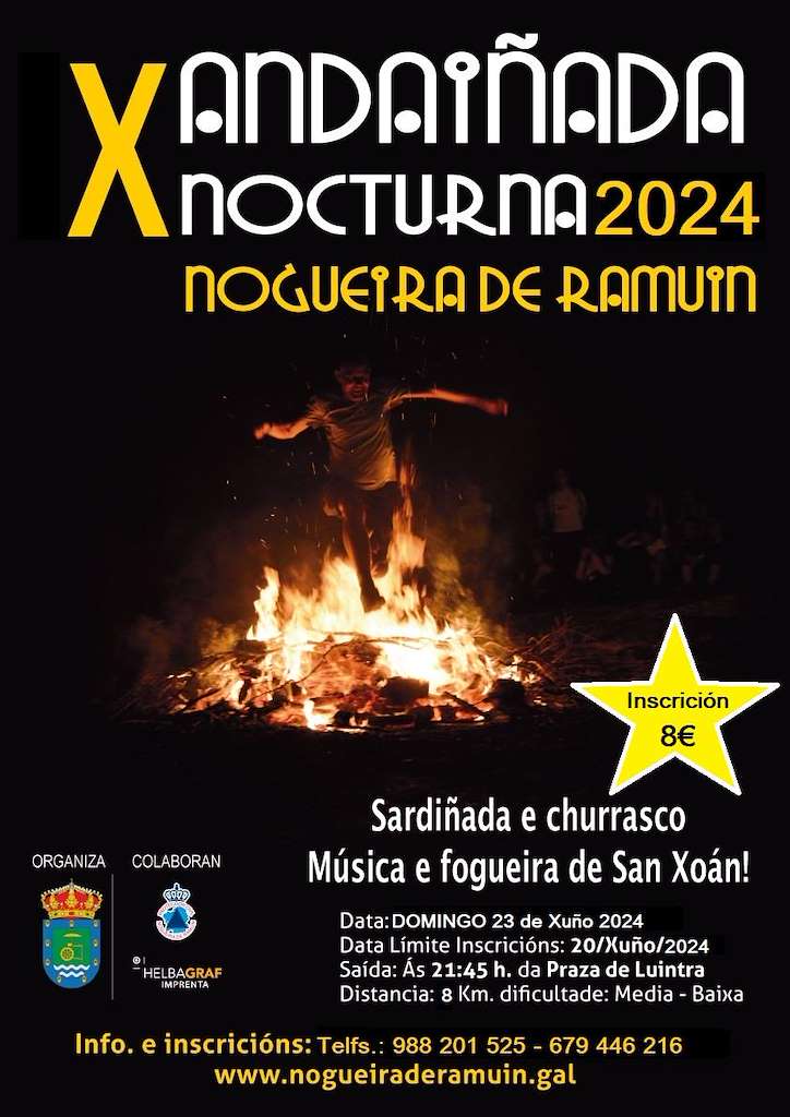 X Andaiñada Nocturna  en Nogueira de Ramuín