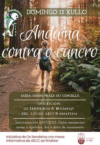 Andaina Contra o Cancro (2026) en Foz