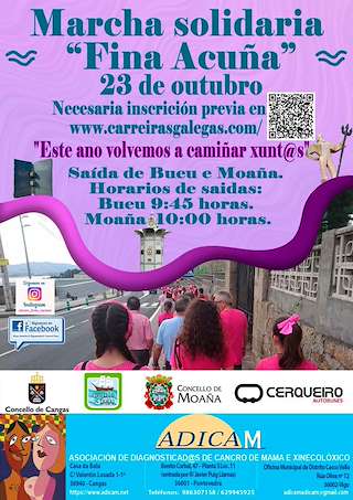 Andaina Marcha Fina Acuña en Bueu