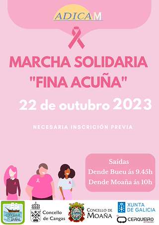 Andaina Marcha Fina Acuña en Bueu