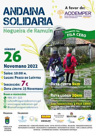 Andaina Solidaria en Nogueira de Ramuín
