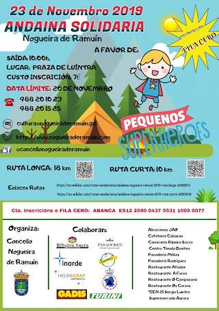 Andaina Solidaria en Nogueira de Ramuín