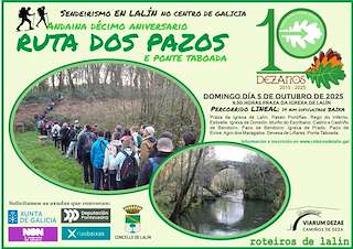 Fechas, información, programa, cartel, imágenes, mapa y ubicación de Andaina X Aniversario Roteiros de Lalín (2025)