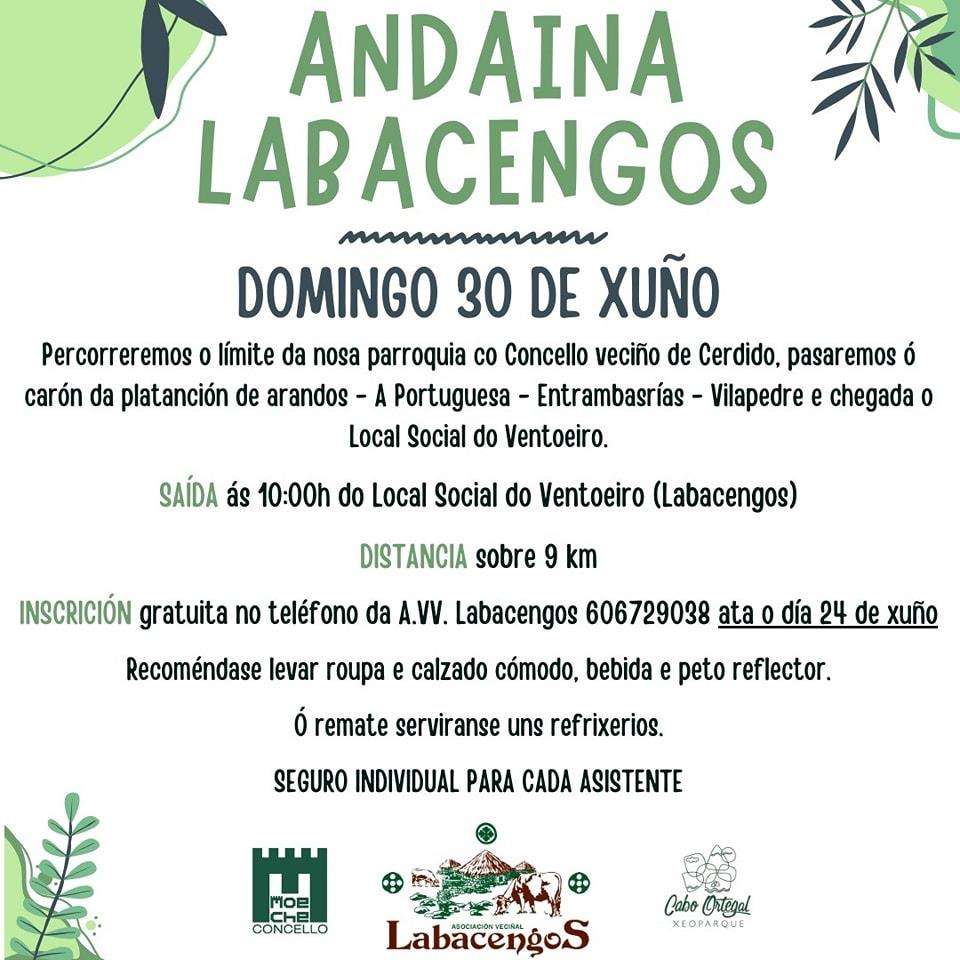 Andaina A.VV. Labacengos en Moeche