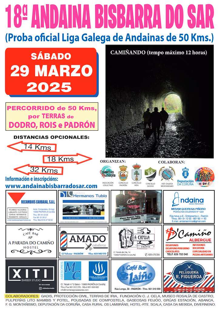 XVII Andaina Bisbarra do Sar (2024) en Padrón