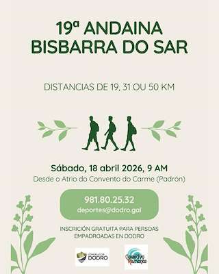 Fechas, información, programa, cartel, imágenes, mapa y ubicación de XIX Andaina Bisbarra do Sar (2026) en Padrón