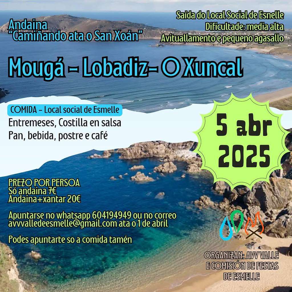Andaina Camiñando ata San Xoán (2025) en Ferrol