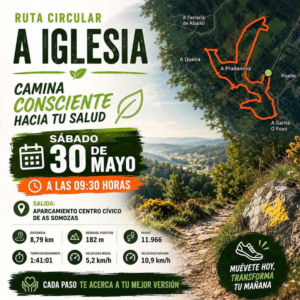 Andaina Circular A Iglesia (2026) en As Somozas