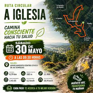 Fechas, información, programa, cartel, imágenes, mapa y ubicación de Andaina Circular A Iglesia (2026)  en  As Somozas