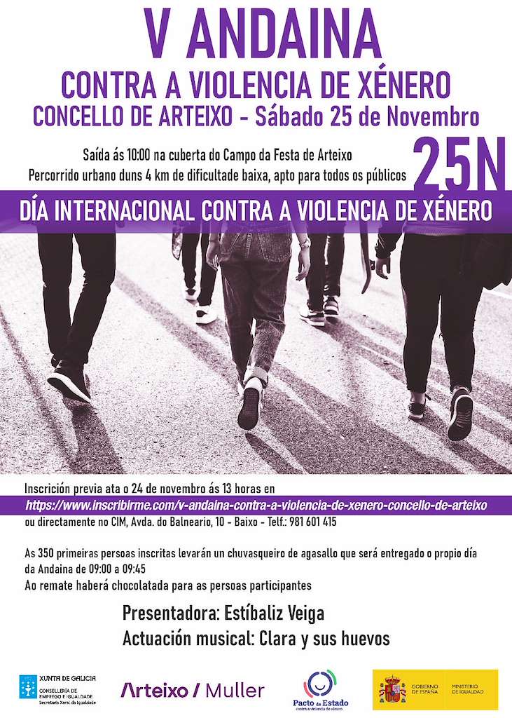 V Andaina Contra a Violencia de Xénero en Arteixo