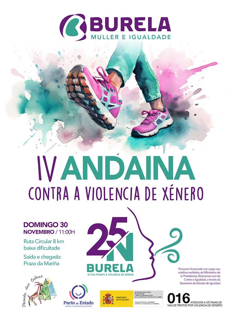 IV Andaina Contra a Violencia de Xénero en  en Burela