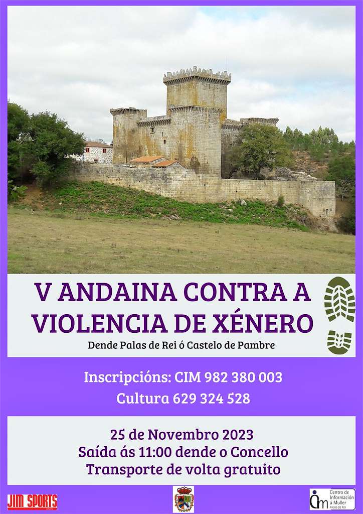 V Andaina Contra a Violencia de Xénero en Palas de Rei