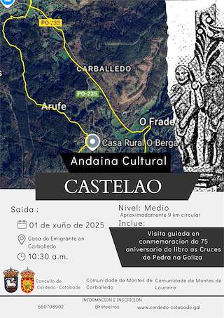 Fechas, información, programa, cartel, imágenes, mapa y ubicación de Andaina Cultural Castelao  en  Cerdedo-Cotobade