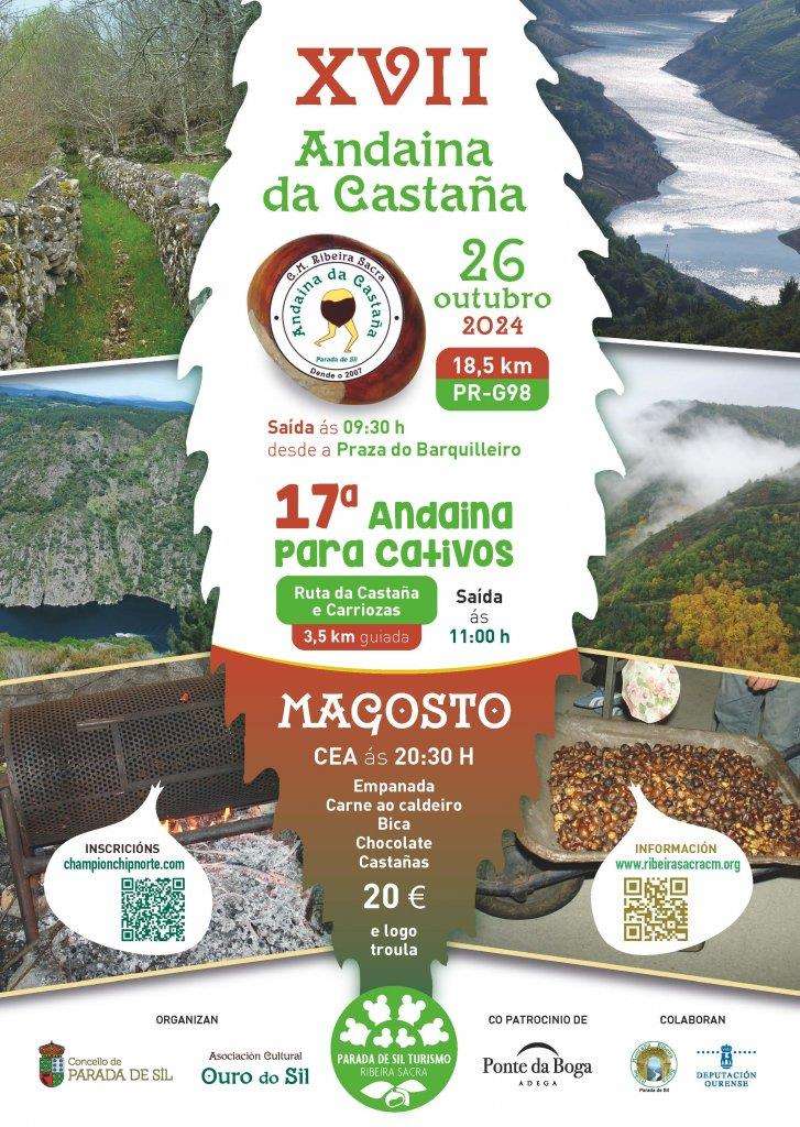 XVII Andaina da Castaña e XVII Andaina para Cativos en Parada de Sil