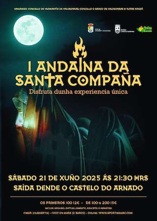 Fechas, información, programa, cartel, imágenes, mapa y ubicación de I Andaina da Santa Compaña  en  Vilamartín de Valdeorras