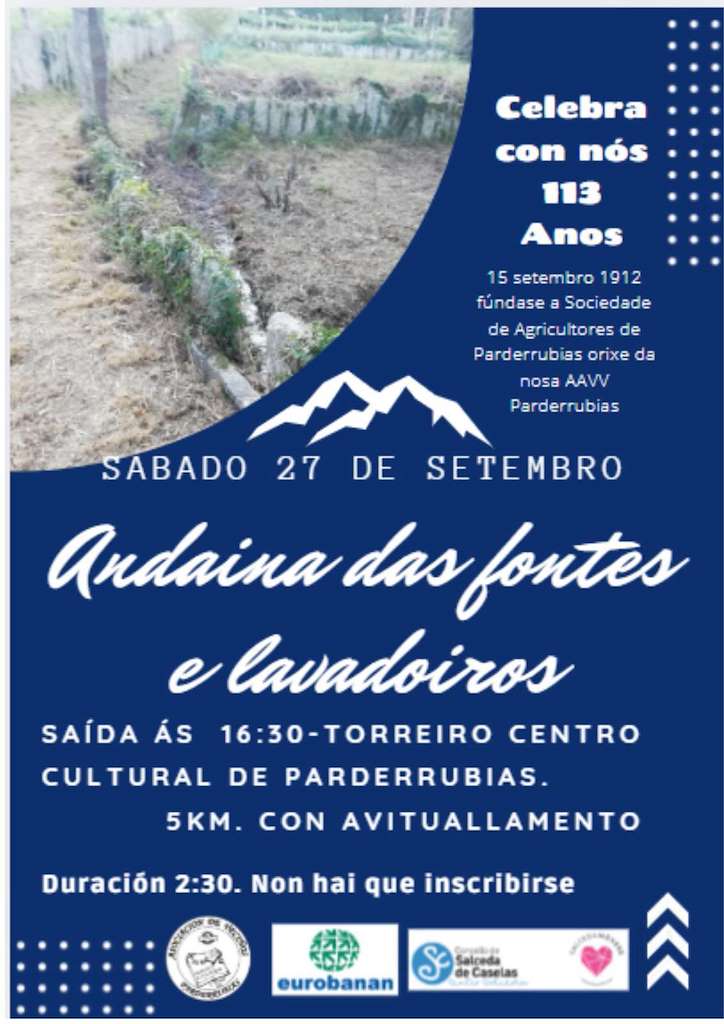 Andaina das Fontes e Lavadoiros (2025) en Salceda de Caselas