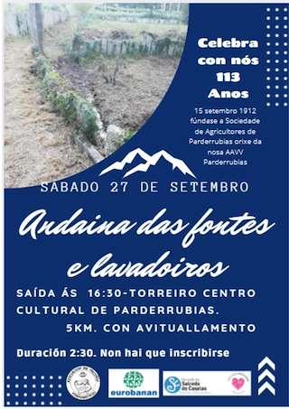 Fechas, información, programa, cartel, imágenes, mapa y ubicación de Andaina das Fontes e Lavadoiros  en  Salceda de Caselas
