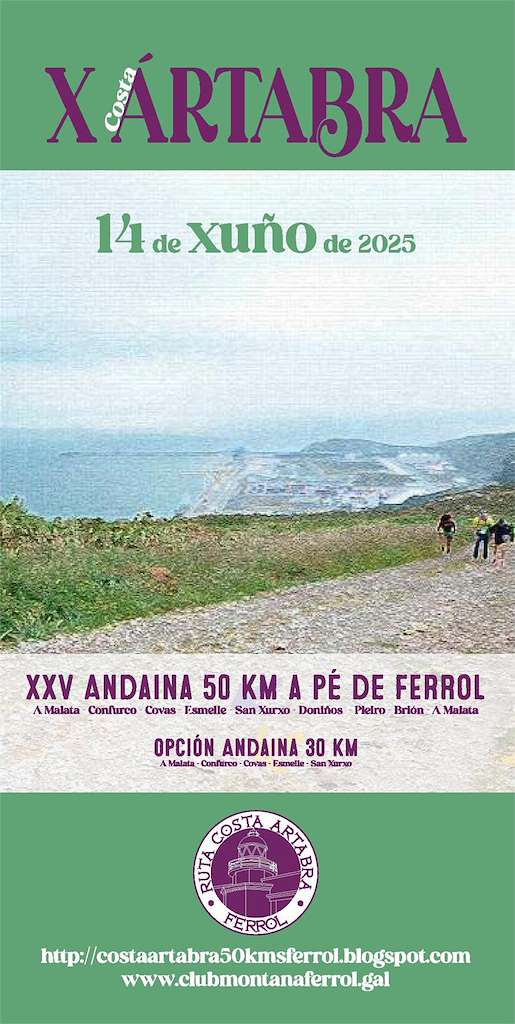 XXV Andaina de Ferrol - X Andaina Costa Ártabra (2025)