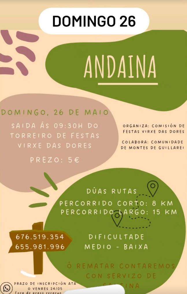 Andaina de Guillarei en Tui
