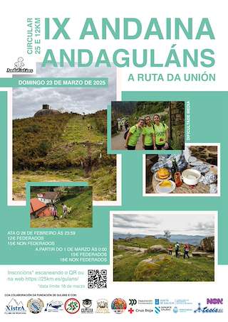 Fechas, información, programa, cartel, imágenes, mapa y ubicación de IX Andaina de Guláns - Ruta da Unión  en  Ponteareas