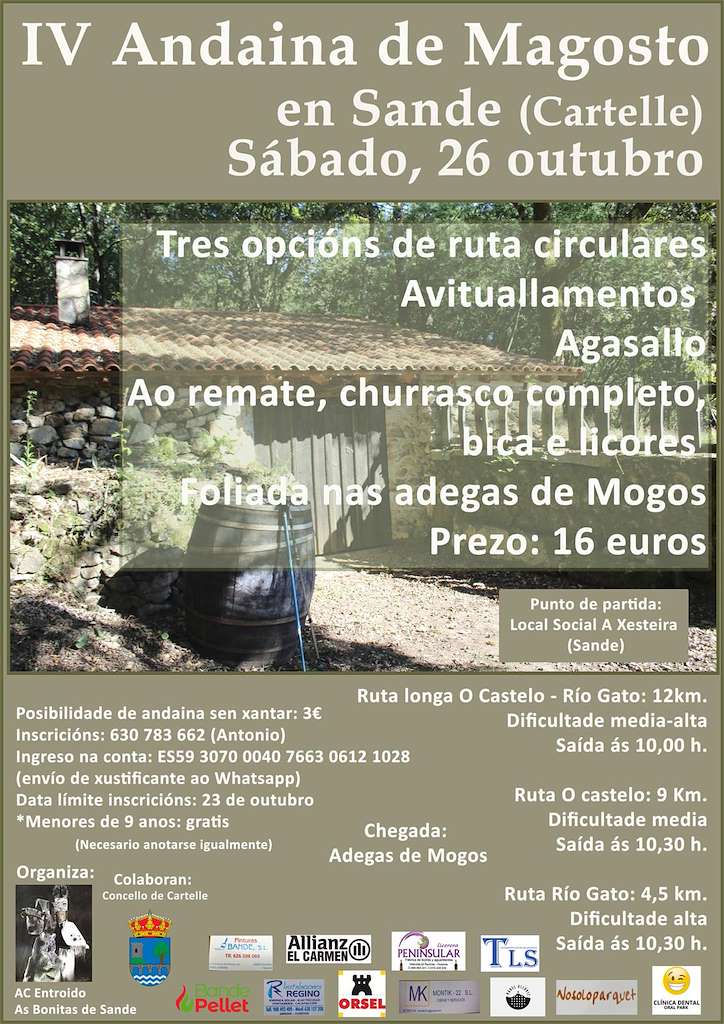 IV Andaina de Magosto de Sande en Cartelle