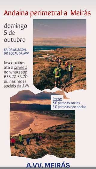 Fechas, información, programa, cartel, imágenes, mapa y ubicación de Andaina de Meirás (2025)  en  Valdoviño