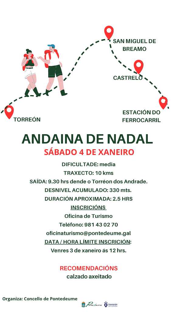 Andaina de Nadal en Pontedeume