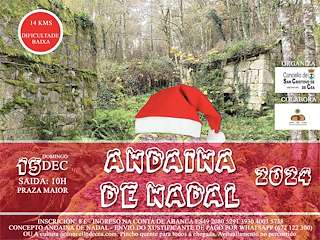Fechas, información, programa, cartel, imágenes, mapa y ubicación de Andaina de Nadal  en  San Cristovo de Cea