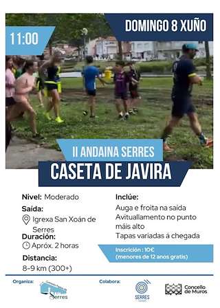 Fechas, información, programa, cartel, imágenes, mapa y ubicación de II Andaina de Serres  en  Muros