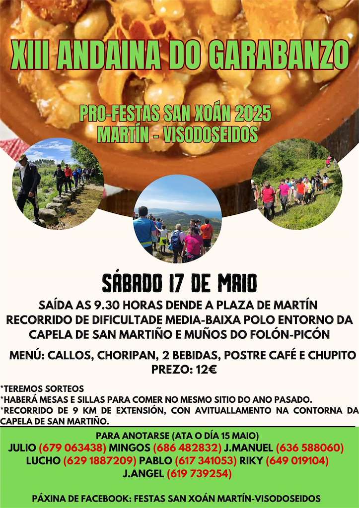 XIII Andaina do Garabanzo en O Rosal