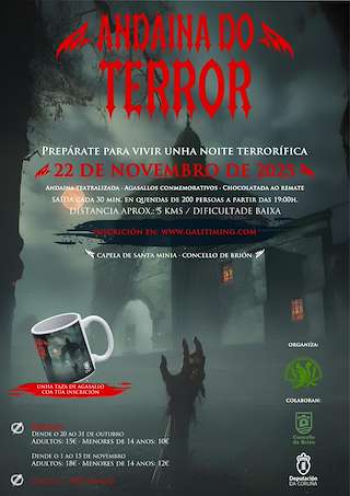 Fechas, información, programa, cartel, imágenes, mapa y ubicación de III Andaina do Terror (2025)  en  Brión