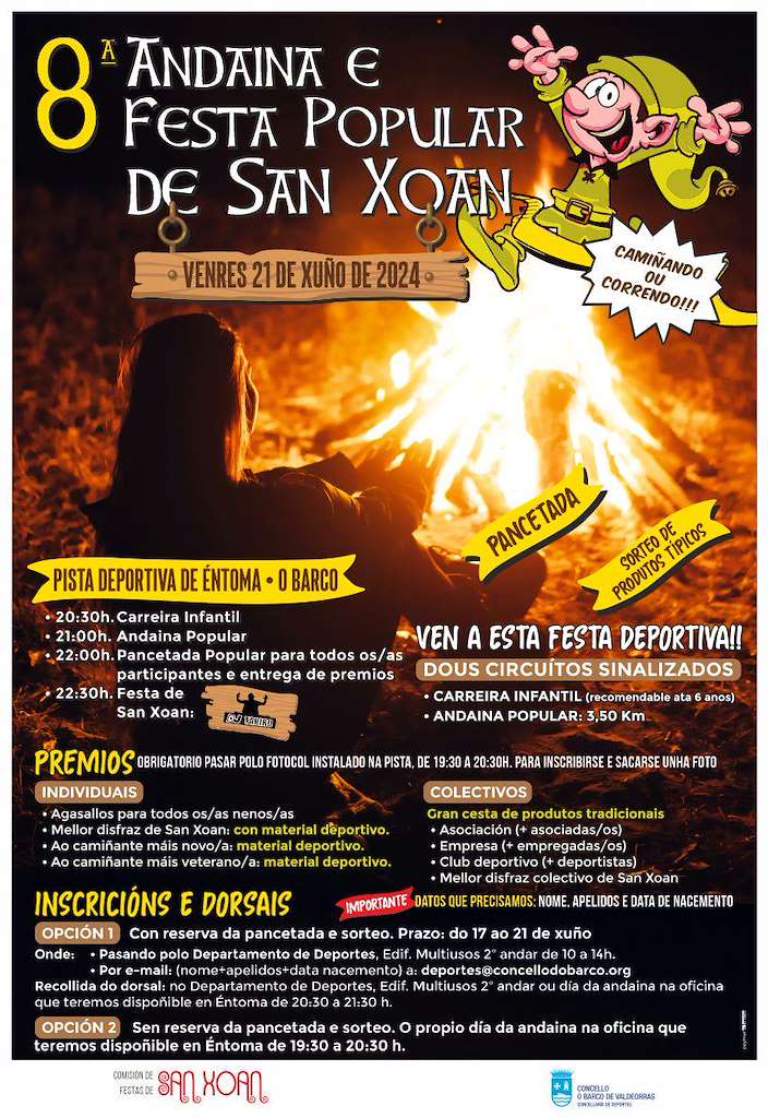 VIII Andaina e Carreira Popular - Festa de San Xoán en O Barco de Valdeorras