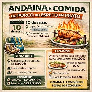 Fechas, información, programa, cartel, imágenes, mapa y ubicación de Andaina e Comida do Porco o Especto de Pexegueiro (2026)  en  Tui