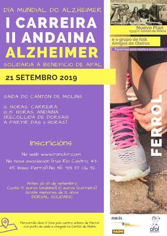 II Andaina e I Carreira Alzheimer en Ferrol
