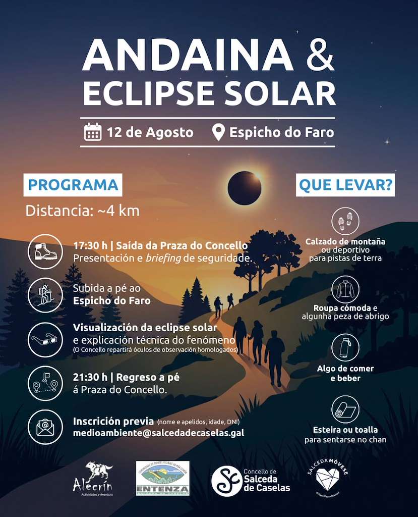 Andaina & Eclipse Solar (2026) en Salceda de Caselas