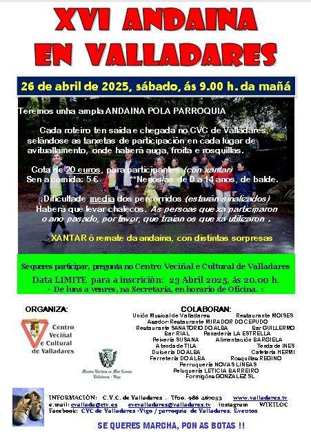 XVI Andaina en Valladares en Vigo