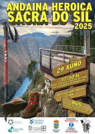 Fechas, información, programa, cartel, imágenes, mapa y ubicación de Andaina Heroica Sacra do Sil  en  Sober