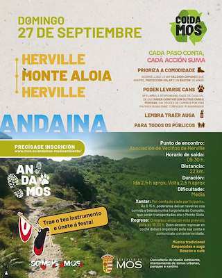 Fechas, información, programa, cartel, imágenes, mapa y ubicación de Andaina Herville - Monte Aloia (2026) en Mos
