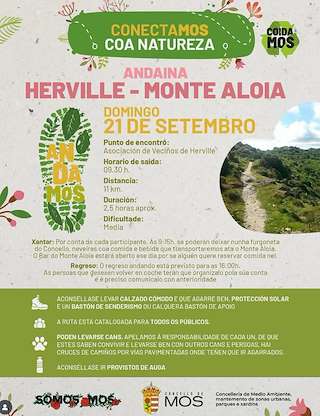 Fechas, información, programa, cartel, imágenes, mapa y ubicación de Andaina Herville - Monte Aloia  en  Mos