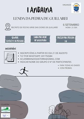 Fechas, información, programa, cartel, imágenes, mapa y ubicación de I Andaina Lenda da Pedra de Guillarei  en  Tui